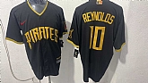 Men's Pittsburgh Pirates #10 Bryan Reynolds Black 2026 City Connect Stadium Jersey,baseball caps,new era cap wholesale,wholesale hats