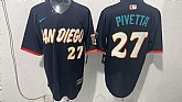 Men's San Diego Padres #27 Nick Pivetta Black 2026 City Connect Stadium Jersey,baseball caps,new era cap wholesale,wholesale hats