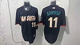 Men's San Diego Padres #11 Yu Darvish Black 2026 City Connect Stadium Jersey,baseball caps,new era cap wholesale,wholesale hats