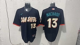 Men's San Diego Padres #13 Manny Machado Black 2026 City Connect Stadium Jersey,baseball caps,new era cap wholesale,wholesale hats