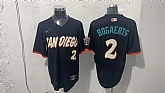 Men's San Diego Padres #2 Xander Bogaerts Black 2026 City Connect Stadium Jersey,baseball caps,new era cap wholesale,wholesale hats