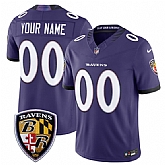 Men's Baltimore Ravens Active Player Custom Purple 2026 F.U.S.E Vapor Limited Football Stitched Jersey,baseball caps,new era cap wholesale,wholesale hats