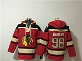 Men's Chicago Blackhawks #98 Connor Bedard Red Lace-Up Pullover Hoodie,baseball caps,new era cap wholesale,wholesale hats