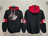 Men's Team Canada Black Ageless Must-Have Lace-Up Pullover Hoodie,baseball caps,new era cap wholesale,wholesale hats