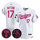 Men's Los Angeles Dodgers #17 Shohei Ohtani White 2026 Mother's Day Vapor Premier Limited Stitched Jersey Dzhi,baseball caps,new era cap wholesale,wholesale hats