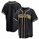 Men's Pittsburgh Pirates Blank Black Out Stitched Jersey Dzhi,baseball caps,new era cap wholesale,wholesale hats