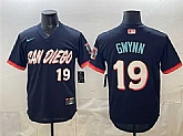 Men's San Diego Padres #19 Tony Gwynn Obsidian 2026 City Connect Stadium Stitched Jersey,baseball caps,new era cap wholesale,wholesale hats