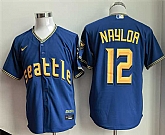 Men's Seattle Mariners #12 Josh Naylor Royal 2025 Cool Base Stitched jersey,baseball caps,new era cap wholesale,wholesale hats