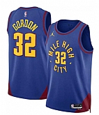 Men's Denver Nuggets #32 Aaron Gordon Blue Statement Edition Stitched Jersey Dzhi,baseball caps,new era cap wholesale,wholesale hats