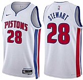 Men's Detroit Pistons #28 Isaiah Stewart White Association Edition Stitched Jersey Dzhi,baseball caps,new era cap wholesale,wholesale hats