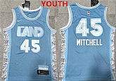 Youth cleveland cavaliers #45 donovan mitchell light blue 2024 city edition stitched jersey,baseball caps,new era cap wholesale,wholesale hats