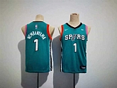 Youth San Antonio Spurs #1 Victor Wembanyama Teal City Edition Stitched Jersey,baseball caps,new era cap wholesale,wholesale hats