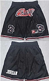 Men's Chicago Bulls #23 Michael Jordan Black Shorts 001 (Run Small),baseball caps,new era cap wholesale,wholesale hats