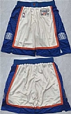Men's New Yok Knicks White 2026 Shorts (Run Small),baseball caps,new era cap wholesale,wholesale hats