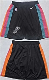 Men's San Antonio Spurs Black Shorts (Run Small),baseball caps,new era cap wholesale,wholesale hats