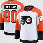 Men's Philadelphia Flyers #80 Dan Vladar White 2024-25 Away Stitched Hockey Jersey Dzhi,baseball caps,new era cap wholesale,wholesale hats