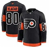 Men's Philadelphia Flyers #80 Dan Vladar Black 2024-25 Alternate Stitched Hockey Jersey Dzhi,baseball caps,new era cap wholesale,wholesale hats