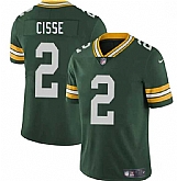 Men & Women & Youth Green Bay Packers #2 Brandon Cisse Green 2026 Vapor Untouchable Limited Stitched Jersey,baseball caps,new era cap wholesale,wholesale hats