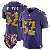 Men's Baltimore Ravens #52 Ray Lewis Purple 2026 F.U.S.E. Alternate Vapor Limited Stitched Jersey Dzhi,baseball caps,new era cap wholesale,wholesale hats