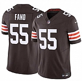 Men's Cleveland Browns #55 Spencer Fano Brown 2026 Draft F.U.S.E. Vapor Limited Stitched Jersey Dzhi,baseball caps,new era cap wholesale,wholesale hats