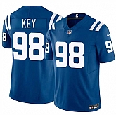 Men's Indianapolis Colts #98 Arden Key Blue 2026 F.U.S.E. Vapor Limited Stitched Jersey Dzhi,baseball caps,new era cap wholesale,wholesale hats
