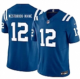 Men's Indianapolis Colts #12 Nick Westbrook-Ikhine Blue 2026 F.U.S.E. Vapor Limited Stitched Jersey Dzhi,baseball caps,new era cap wholesale,wholesale hats