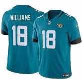 Men's Jacksonville Jaguars #18 C.J. Williams Teal 2026 Draft F.U.S.E. Vapor Untouchable Limited Stitched Jersey Dzhi,baseball caps,new era cap wholesale,wholesale hats