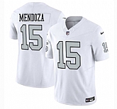 Men's Las Vegas Raiders #15 Fernando Mendoza White 2025 F.U.S.E. Vapor Stitched Jerseys Dzhi,baseball caps,new era cap wholesale,wholesale hats