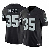 Men's Las Vegas Raiders #35 Hezekiah Masses Black 2026 F.U.S.E. Vapor Untouchable Limited Stitched Jersey Dzhi,baseball caps,new era cap wholesale,wholesale hats