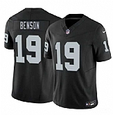 Men's Las Vegas Raiders #19 Malik Benson Black 2026 F.U.S.E. Vapor Untouchable Limited Stitched Jersey Dzhi,baseball caps,new era cap wholesale,wholesale hats