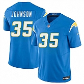 Men's Los Angeles Chargers #35 Amar Johnson Blue 2026 F.U.S.E. Vapor Limited Stitched Jersey Dzhi,baseball caps,new era cap wholesale,wholesale hats