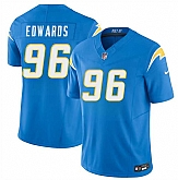 Men's Los Angeles Chargers #96 TeRah Edwards Blue 2026 F.U.S.E. Vapor Limited Stitched Jersey Dzhi,baseball caps,new era cap wholesale,wholesale hats