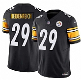 Men's Pittsburgh Steelers #29 Eli Heidenreich Black 2026 Draft F.U.S.E. Vapor Limited Stitched Jersey Dzhi,baseball caps,new era cap wholesale,wholesale hats