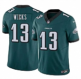 Men's Philadelphia Eagles #13 Dontayvion Wicks Green 2026 F.U.S.E. Vapor Untouchable Limited Stitched Jersey Dzhi,baseball caps,new era cap wholesale,wholesale hats