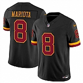 Men's Washington Commanders #8 Marcus Mariota Black 2026 F.U.S.E. Hail Raiser Alternate Vapor Limited Stitched Jersey Dzhi,baseball caps,new era cap wholesale,wholesale hats