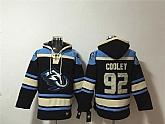 Men's Utah Mammoth #92 Logan Cooley Black Blue Ageless Must-Have Lace-Up Pullover Hoodie,baseball caps,new era cap wholesale,wholesale hats