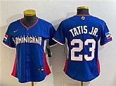 Youth Dominican Republic #23 Fernando Tatis Jr. Royal 2026 World Baseball Classic Road Stadium Stitched Jersey,baseball caps,new era cap wholesale,wholesale hats