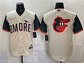 Men's Baltimore Orioles Team Big Logo Natural 2026 City Connect Stadium Stitched Jersey Dzhi,baseball caps,new era cap wholesale,wholesale hats