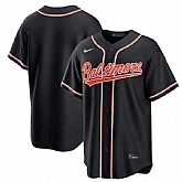 Men's Baltimore Orioles Blank Black Out Stitched Jersey Dzhi,baseball caps,new era cap wholesale,wholesale hats