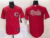 Men's Cincinnati Reds Team Big Logo Red 2026 City Connect Stadium Stitched Jersey Dzhi,baseball caps,new era cap wholesale,wholesale hats