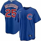 Men's Chicago Cubs #25 Moises ballesteros Blue Cool Base Stitched Jersey Dzhi,baseball caps,new era cap wholesale,wholesale hats