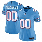 Women's Tennessee Titans Active Player Custom Light Blue 2026 F.U.S.E. Vapor Limited Stitched Football Jersey(Run Small),baseball caps,new era cap wholesale,wholesale hats