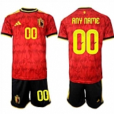 Men's Belgium Custom Any Name And Number National Team FIFA x World Cup 2026 Home Red On Field Jersey,baseball caps,new era cap wholesale,wholesale hats