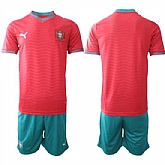 Men's Portugal Bland Or Custom National Team FIFA x World Cup 2026 Home Red On Eusebio special edition Jersey,baseball caps,new era cap wholesale,wholesale hats