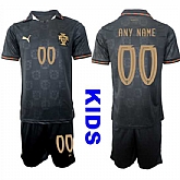 Youth Portugal Custom Any Name And Number National Team FIFA x World Cup 2026 Away Gray On Eusebio spe,baseball caps,new era cap wholesale,wholesale hats
