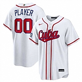 Men's Cuba Baseball ACTIVE PLAYER Custom White 2026 World Baseball Classic Home Stadium Stitched Jersey,baseball caps,new era cap wholesale,wholesale hats