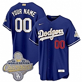 Men's Los Angeles Dodgers ACTIVE PLAYER Custom Royal 2026 Alternate Gold Collection Stadium Stitched Baseball Jersey,baseball caps,new era cap wholesale,wholesale hats