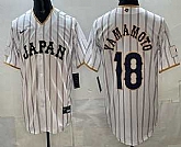 Men's Japan #18 Yoshinobu Yamamoto White 2026 World Baseball Classic Cool Base Jersey,baseball caps,new era cap wholesale,wholesale hats