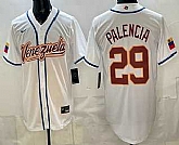 Men's Venezuela #29 Daniel Palencia White 2026 World Baseball Classic Cool Base Jersey,baseball caps,new era cap wholesale,wholesale hats