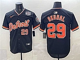 Men's Detroit Tigers #29 Tarik Skubal Navy 2026 Alternate USA 250' Patch Vapor Premier Limited Stitched Jersey Dzhi,baseball caps,new era cap wholesale,wholesale hats